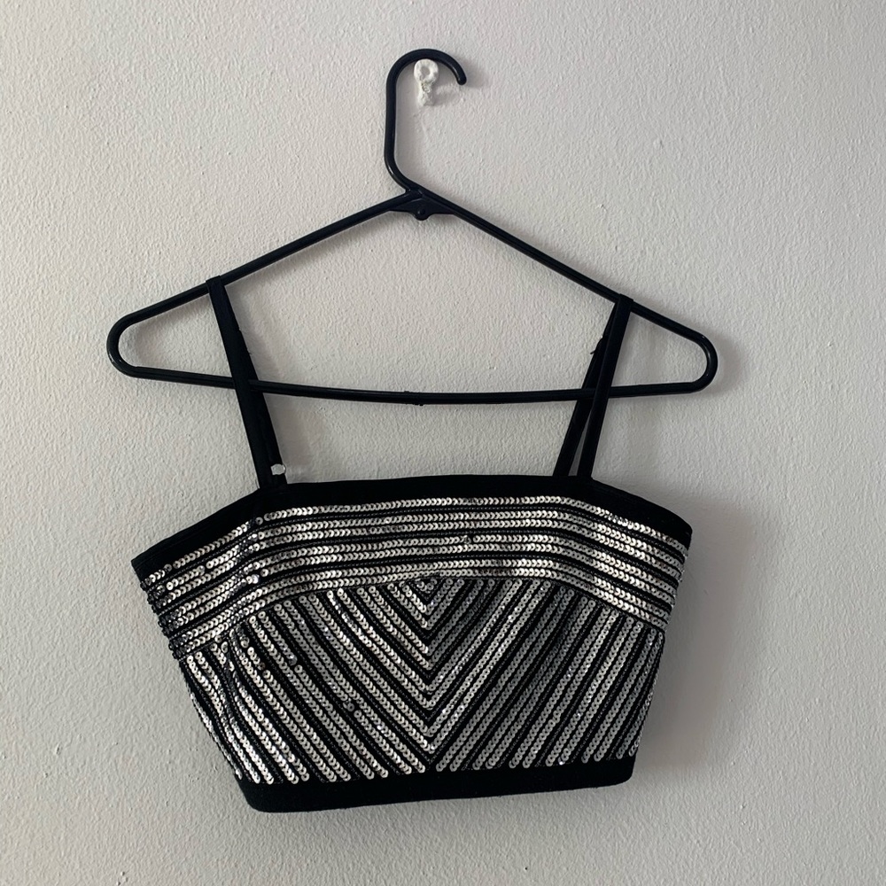 Sparkle crop top
